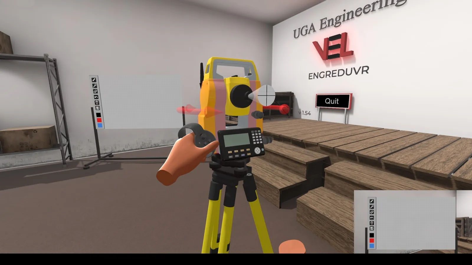 VR Land Surveying (Immersive version)